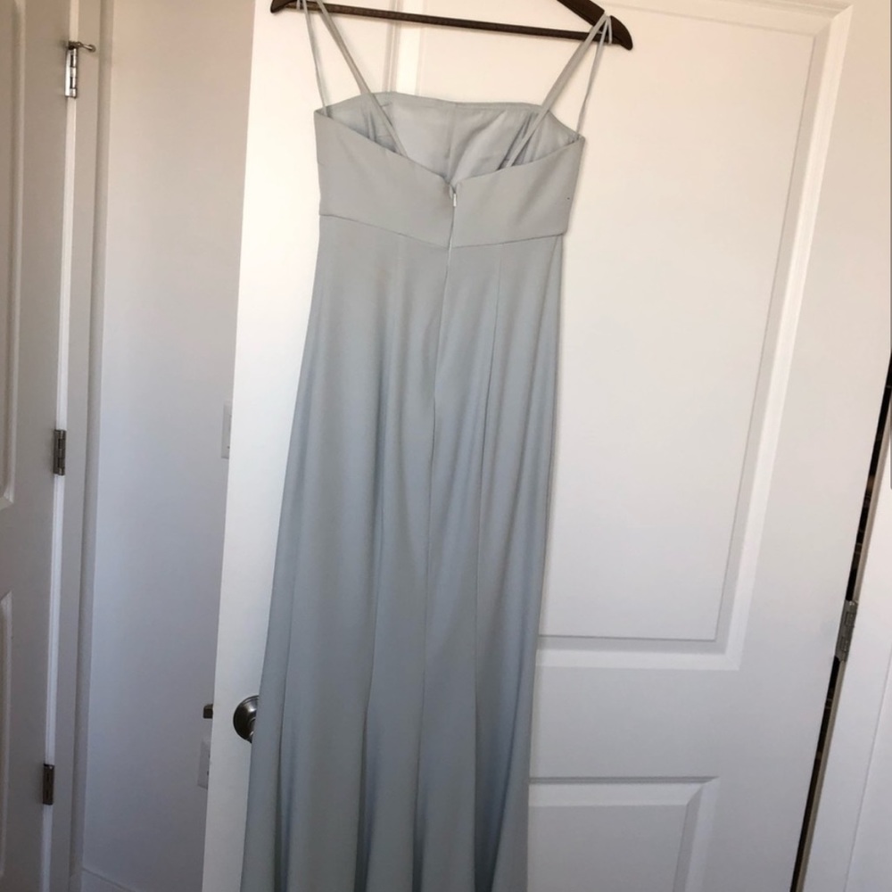 Amsale Bray Bridesmaid Dress - Color: Ice - Picture 5 of 7